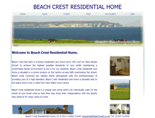 Tablet Screenshot of beachcrest.co.uk